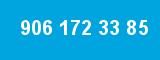 906 172 33 85 906 172 33 85
